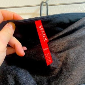 Spanx faux-leather leggings